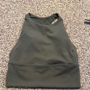 Lululemon Green High-Neck Tank Top